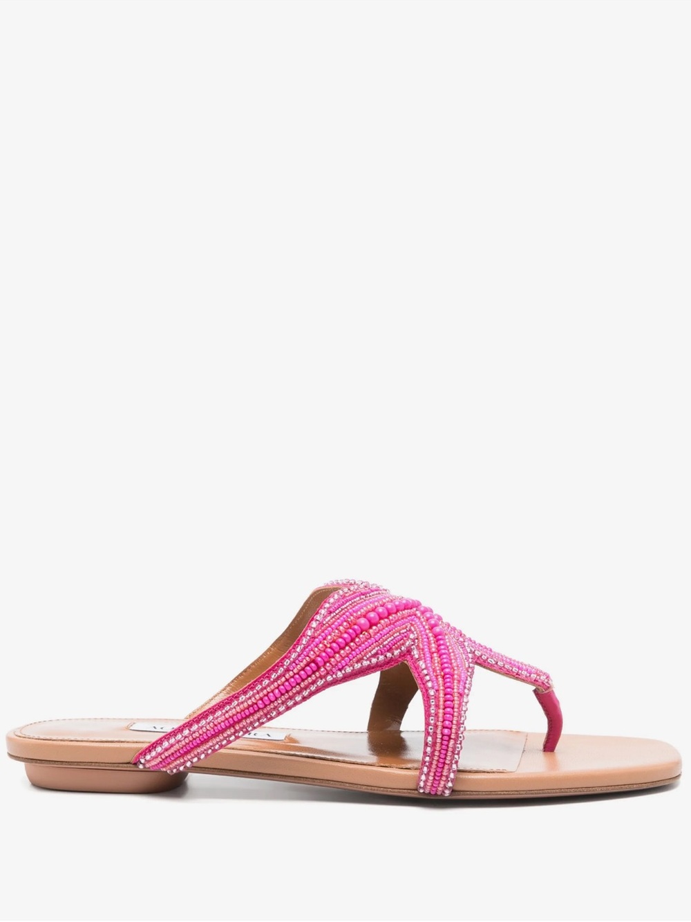 Aquazzura Reef Star embellished leather sandals